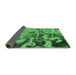 Sideview of Persian Emerald Green Bohemian Rug, abs1947emgrn