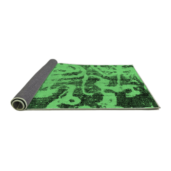 Sideview of Persian Emerald Green Bohemian Rug, abs1947emgrn