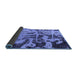 Sideview of Persian Blue Bohemian Rug, abs1947blu