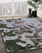 Machine Washable Abstract Blue Gray Rug in a Family Room, wshabs1947