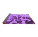 Sideview of Persian Purple Bohemian Rug, abs1947pur