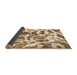 Sideview of Abstract Light Brown Modern Rug, abs1948