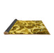 Sideview of Abstract Yellow Modern Rug, abs1948yw