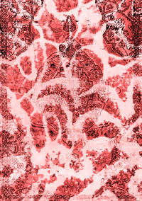 Abstract Red Modern Rug, abs1948red