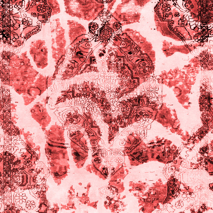 Abstract Red Modern Area Rugs