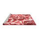 Modern Red Washable Rugs