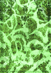 Abstract Green Modern Rug, abs1948grn