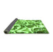 Sideview of Abstract Green Modern Rug, abs1948grn