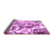 Sideview of Abstract Purple Modern Rug, abs1948pur