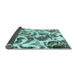 Sideview of Abstract Light Blue Modern Rug, abs1948lblu