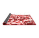 Abstract Red Modern Area Rugs