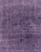 Machine Washable Abstract Purple Rug, wshabs1949