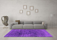 Machine Washable Abstract Purple Modern Rug, wshabs1949pur