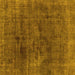 Square Abstract Yellow Modern Rug, abs1949yw