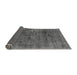 Sideview of Abstract Gray Modern Rug, abs1949gry