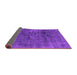 Sideview of Abstract Purple Modern Rug, abs1949pur