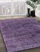 Machine Washable Abstract Purple Rug in a Family Room, wshabs1949