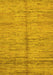 Abstract Yellow Modern Rug, abs194yw