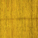 Square Abstract Yellow Modern Rug, abs194yw