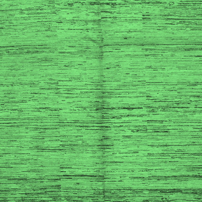 Machine Washable Abstract Emerald Green Modern Area Rugs, wshabs194emgrn