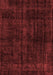 Abstract Red Modern Area Rugs