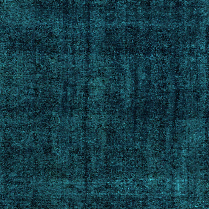 Square Abstract Light Blue Modern Rug, abs1950lblu