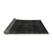 Sideview of Abstract Gray Modern Rug, abs1950gry