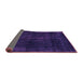 Sideview of Abstract Purple Modern Rug, abs1950pur