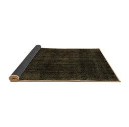 Sideview of Abstract Brown Modern Rug, abs1950brn