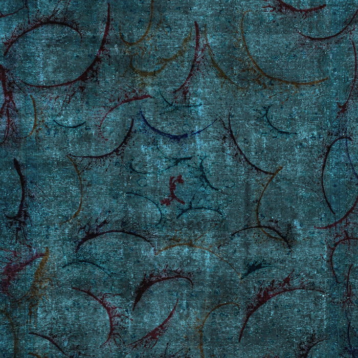 Abstract Light Blue Modern Rug, abs1951lblu