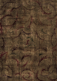 Abstract Brown Modern Rug, abs1951brn