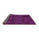 Sideview of Abstract Pink Modern Rug, abs1951pnk