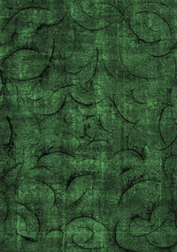 Abstract Emerald Green Modern Rug, abs1951emgrn