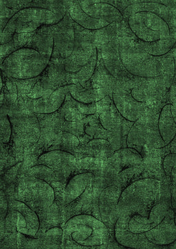 Abstract Emerald Green Modern Rug, abs1951emgrn