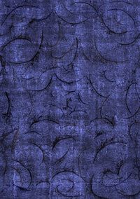 Abstract Blue Modern Rug, abs1951blu