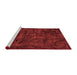 Modern Red Washable Rugs