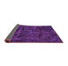 Sideview of Abstract Purple Modern Rug, abs1951pur