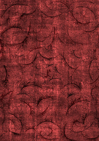 Abstract Red Modern Rug, abs1951red