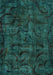 Machine Washable Abstract Turquoise Modern Area Rugs, wshabs1951turq