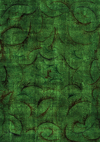 Abstract Green Modern Rug, abs1951grn