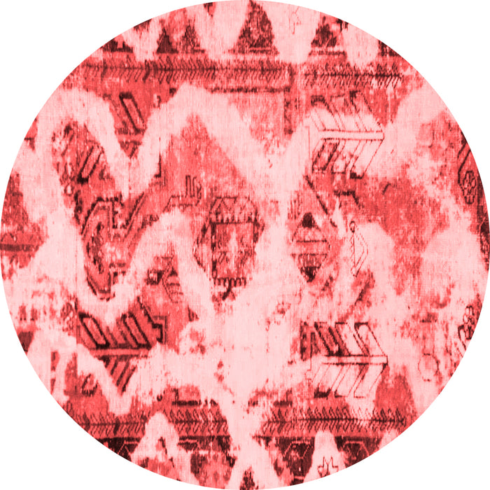 Abstract Red Modern Rug, abs1952red