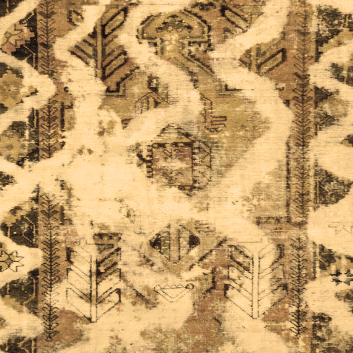 Machine Washable Abstract Brown Modern Rug, wshabs1952brn