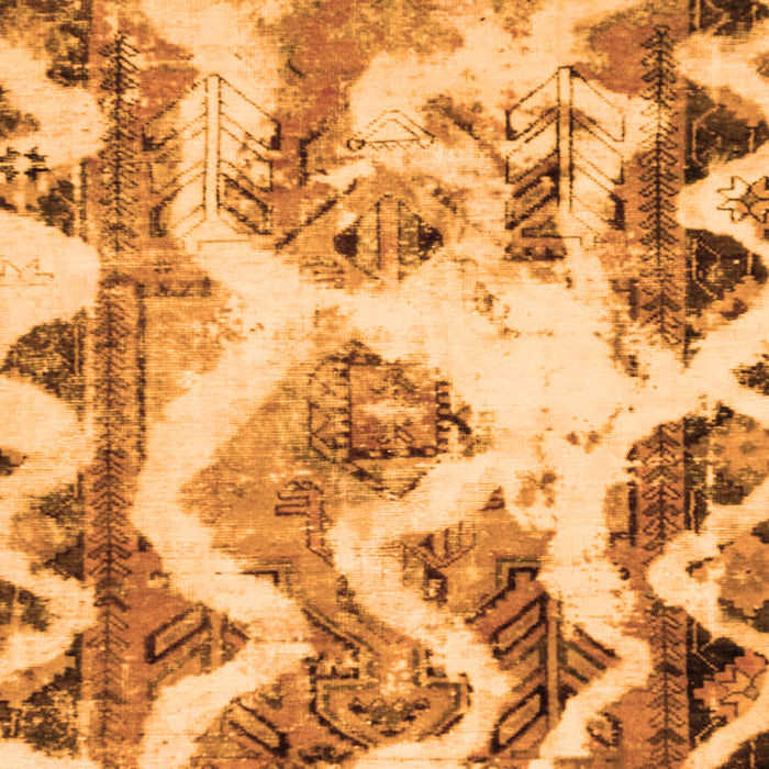 Machine Washable Abstract Orange Modern Area Rugs, wshabs1952org