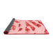 Abstract Red Modern Area Rugs