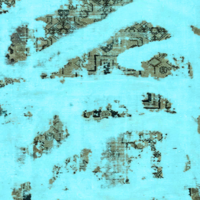 Abstract Light Blue Modern Rug, abs1953lblu