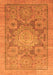 Machine Washable Abstract Orange Modern Area Rugs, wshabs1954org