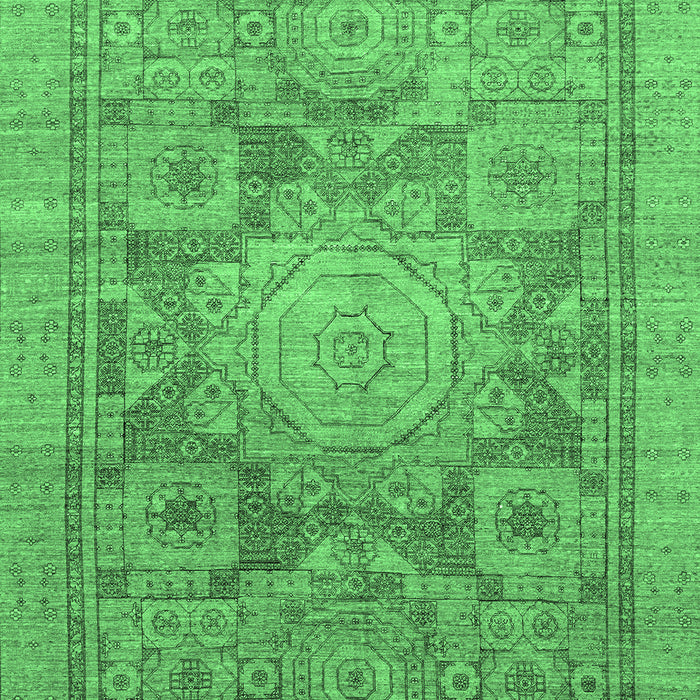 Abstract Emerald Green Modern Rug, abs1954emgrn