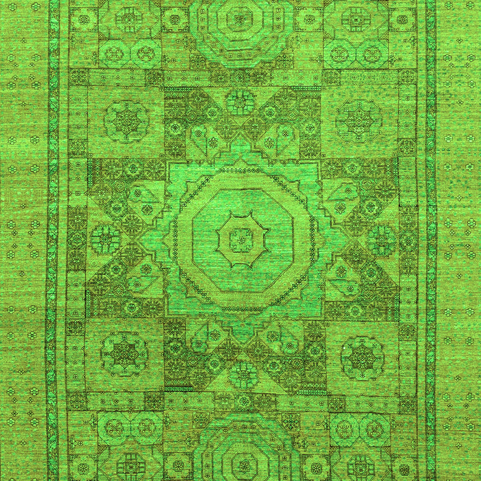 Machine Washable Abstract Green Modern Area Rugs, wshabs1954grn