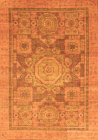 Abstract Orange Modern Rug, abs1954org