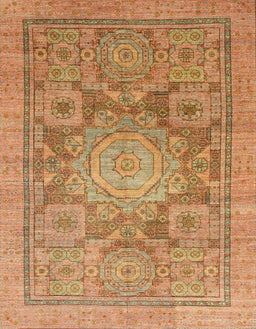 Abstract Orange Modern Rug, abs1954